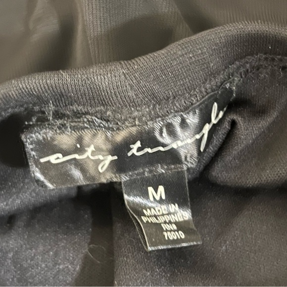 Vintage City Triangles Sequin Halter Dress Y2K Fairy Grunge Prom Size Medium - Picture 4 of 11